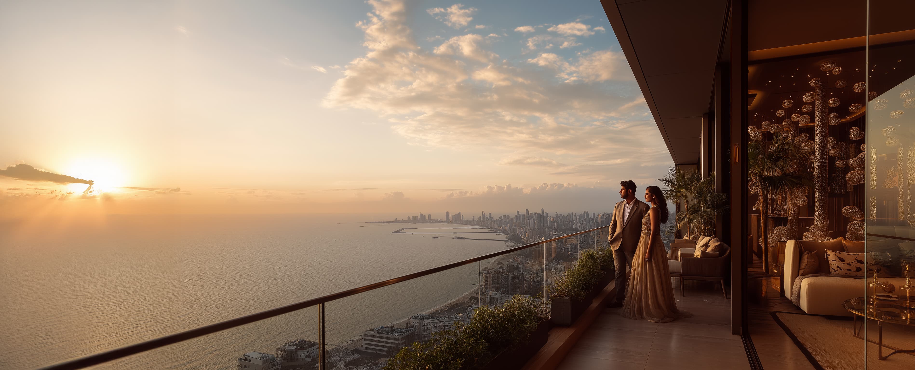 Mumbai coastline view